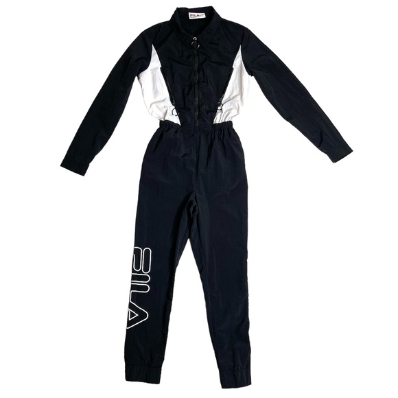 Fila Nylon Zip Up Flight Jumpsuit Size XS - Picture 2 of 10